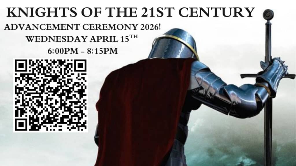 Knights Advancement Ceremony 2026 Sign Up